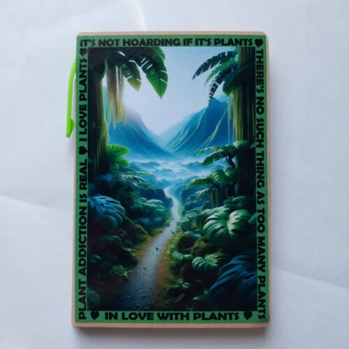 A6 Notebook plant lover's gift (including pen)