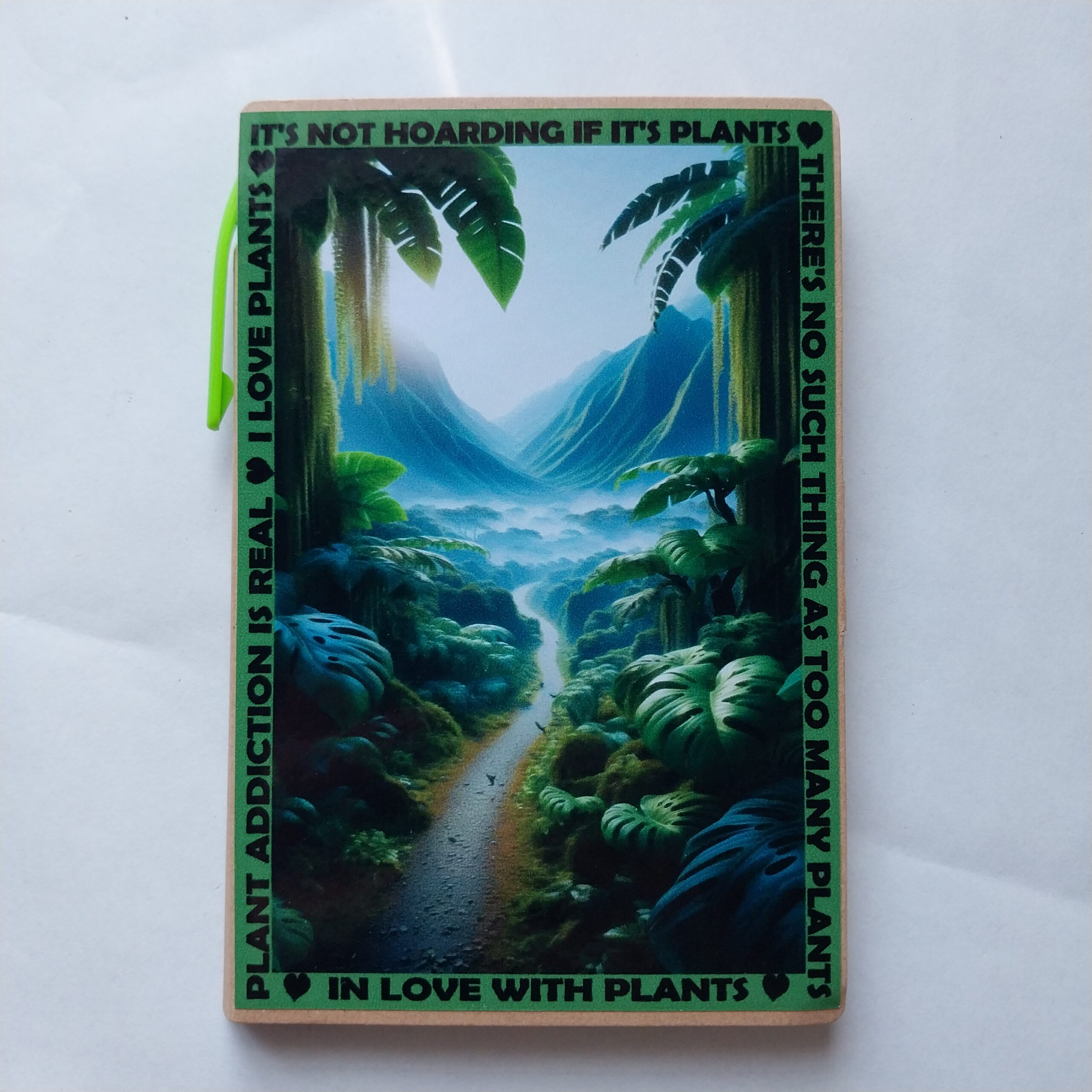 A6 Notebook plant lover's gift (including pen)