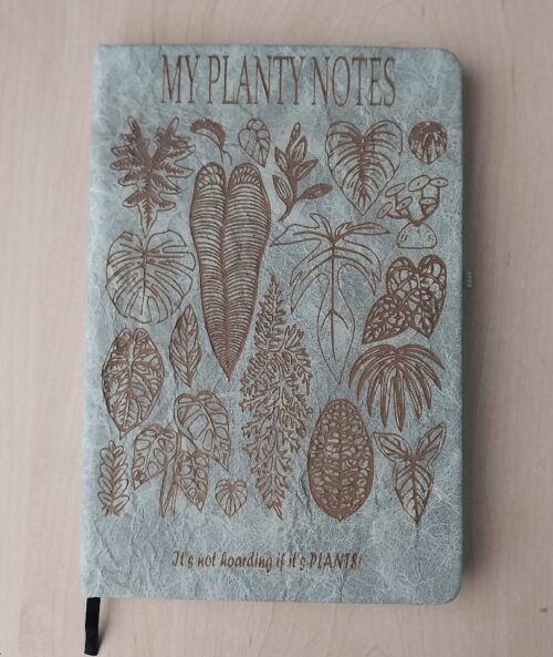 A5 NOTE BOOK - "IT'S NOT HOARDING IF IT'S PLANTS" - Philodendron Leaf Varieties