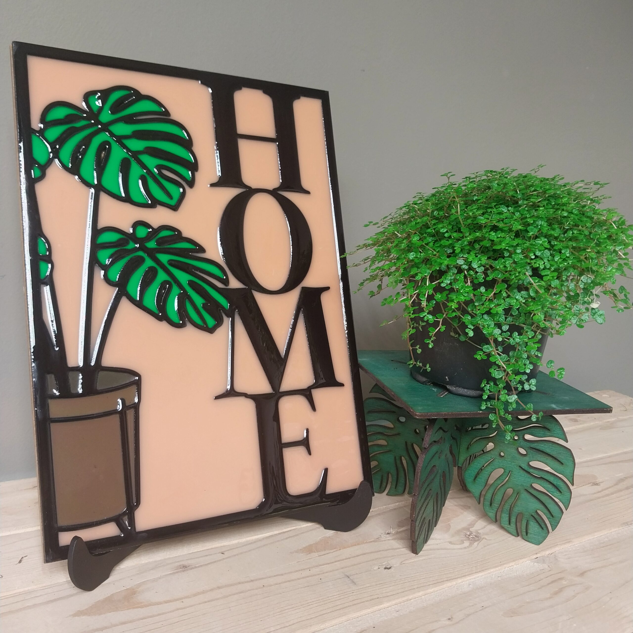 MODERN RESIN BOTANICAL WALL ART / DECOR - Image 6